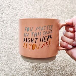 Morgan Harper Nichols x Fringe Coffee Mug Pink